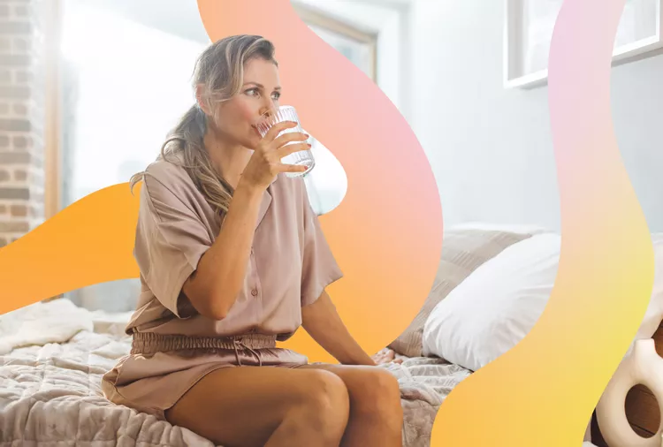 When you wake up drink glass of water